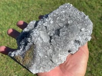 Image 7 of UV Calcite On Quartz Crystal With Chalcopyrite Specimen #1559