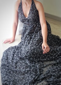 Image 3 of Maternity photoshoot dress | Thea | size universal | black | photo props