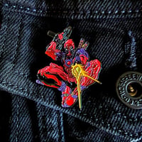 Image 1 of Classic Deadpool Pin 1.5”/38mm