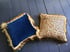 blue or pink  cotton velvet with embroidered tiger patch and gold fringing Image 7