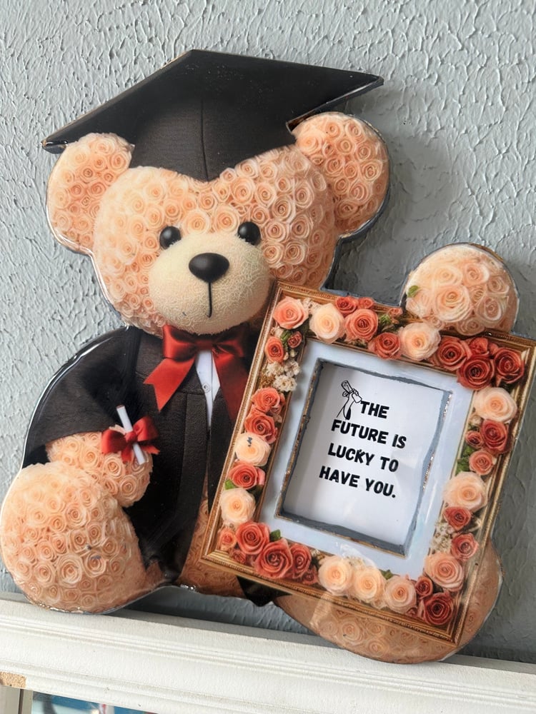 Graduation Love Bear Frame 