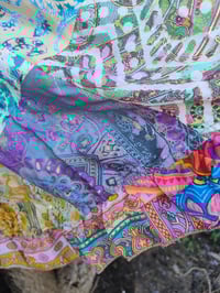 Image 15 of Patchwork Stevie top purple tassels