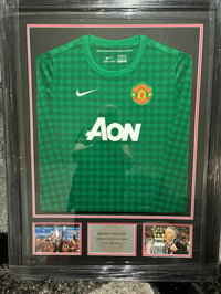 Image 1 of Charity Bonus Ball - Signed and Framed Alex Ferguson Top