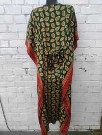 Image 7 of FLORENCE maxi dress forest green and rust