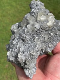 Image 3 of Quartz With UV Calcite & Green Fluorite Specimen #1842