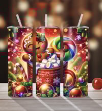  Gingerbread  Tumbler 20oz