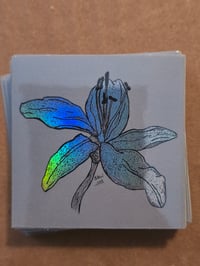 Holographic Flower Sticker