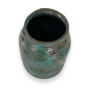 Image of TURQUOISE GLAZED VASE