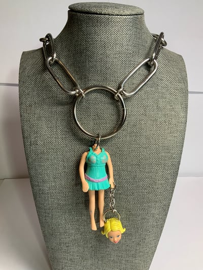 Image of Beheaded Polly Teal O-Ring Necklace