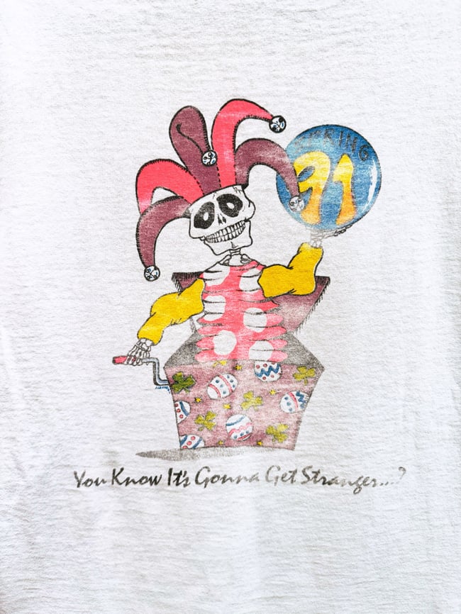 Grateful Dead 1991 ‘Holiday’ Tour Lot T-Shirt - Size L