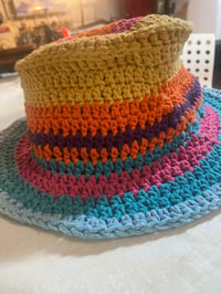 Image 3 of 6 Band Crochet Bucket Hat