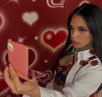 Image 1 of Light Pink LED Travel Mirror