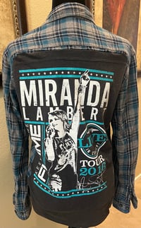 Vintage Blue/Gray Flannel Shirt Miranda Lambert