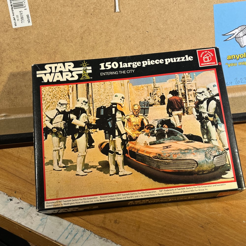 Star Wars - “Entering the City”, 150-piece Jigsaw by Waddingtons, 1977.