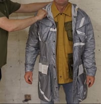 Image 1 of Silver Parachute Parka