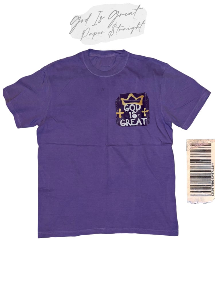 Image of PURPLE GIGPS “ROYAL CROWN” POCKET TEE 