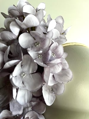 Image of Lilac hydrangea headpiece 