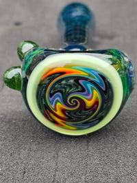 Image 2 of Experimental Green Wig Wag Pipe 
