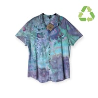 Image 1 of ♻️ UPCYCLED XL Men's John Varvatos Knit Shirt in Soft Ice Dye