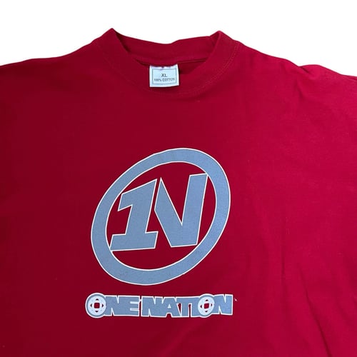 Image of Vintage One Nation logo t shirt: Size XL