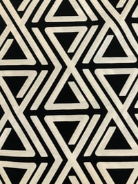 Image 4 of Loneta - Geometrías - Blanco/Negro - 8€/m