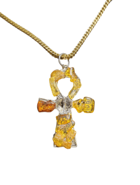 Image 1 of Amber Ankh Chain 