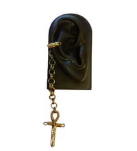 Image 2 of Ankh-Charmed Ear Cuff