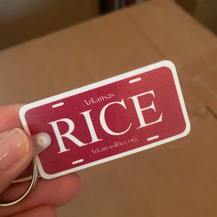 AR Rice Plate Keychain