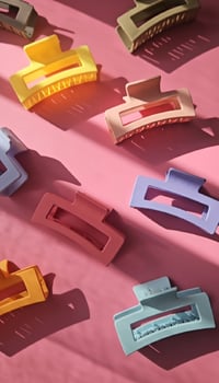 Rectangle Claw Clip - SKU 456