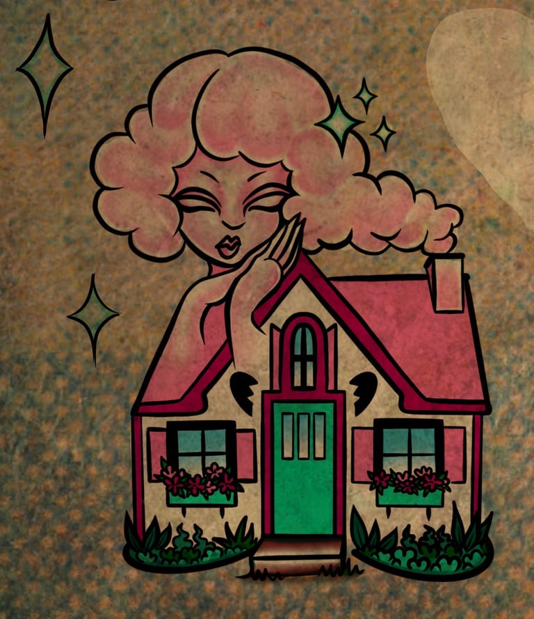 Abandoned bungalow