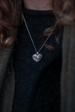 Image of Moss Agate Woods necklace 