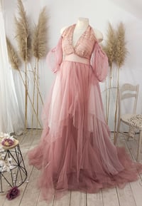 Image 5 of Photo prop | Tulle gown for photoshoot | Elvina | size S-M-L | pregnancy | rose