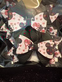 Image 2 of 4" Mouse Leather Bows