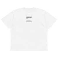 Image 3 of Tomorrow Unisex oversized high neck premium af organic cotton t-shirt