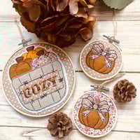 Image 5 of Pumpkin Mini Hoop Decoration