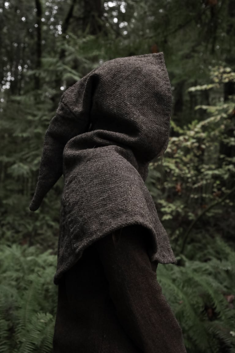 Medieval Hood - Heavyweight Light Brown Twill Image 4