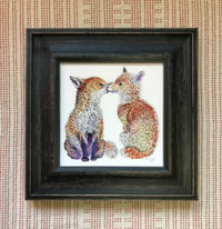 Image 2 of Kissing Foxes 