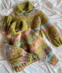 Image 8 of Lynden Mohair Sweater (Limited Colourway in Pear)