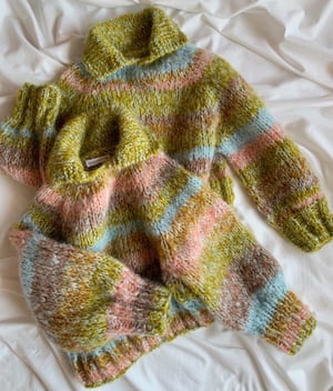 Image of Lynden Mohair Sweater (Limited Colourway in Pear)