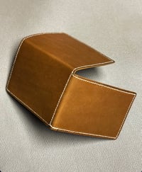 Image 1 of Barenia Cardholder N°3 - 3 Slots Caramel Calfskin Card Holder