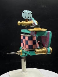 Image 4 of TEAL FADE CRACKER LINER 1031