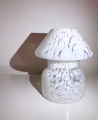 Image 2 of WHITE GLASS LAMP