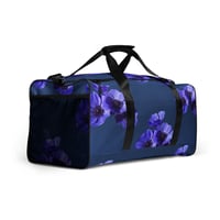 Image 3 of PURPLE FLOWERS Duffle bag