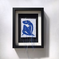 Image 1 of Blue Nude - Henri Matisse - thread drawn artwork