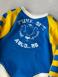 Image 4 of SWEATER UNIVERSITÉ YELLOW/BLUE