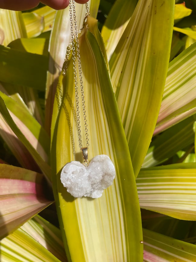 Clear Quartz Heart 