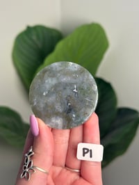 Image 16 of CHOOSE YOUR OWN MOSS AGATE DISK -INDIA- LOT 1