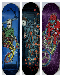 Image 1 of RAD O WEEN SCARE GLOW SKATE DECKS 2024