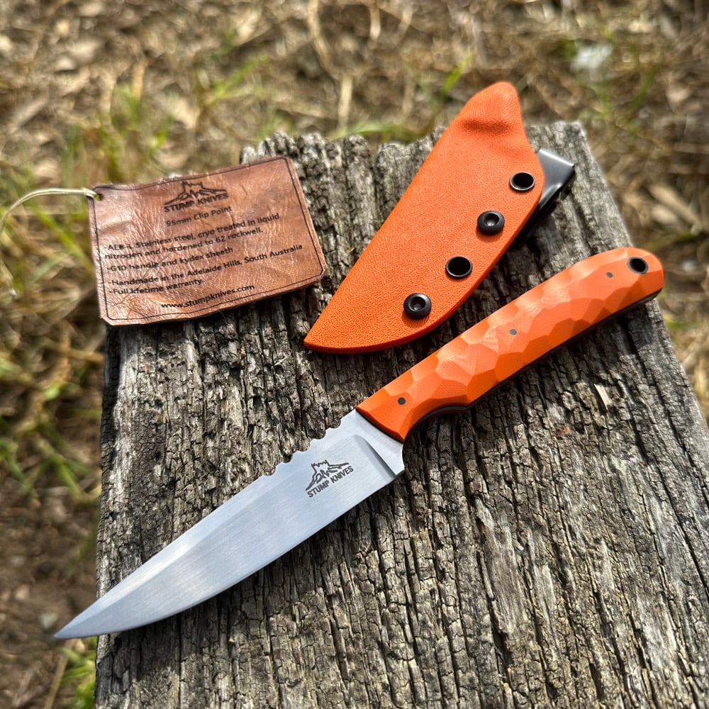 Image of 95mm Clip Point AEB-L G10