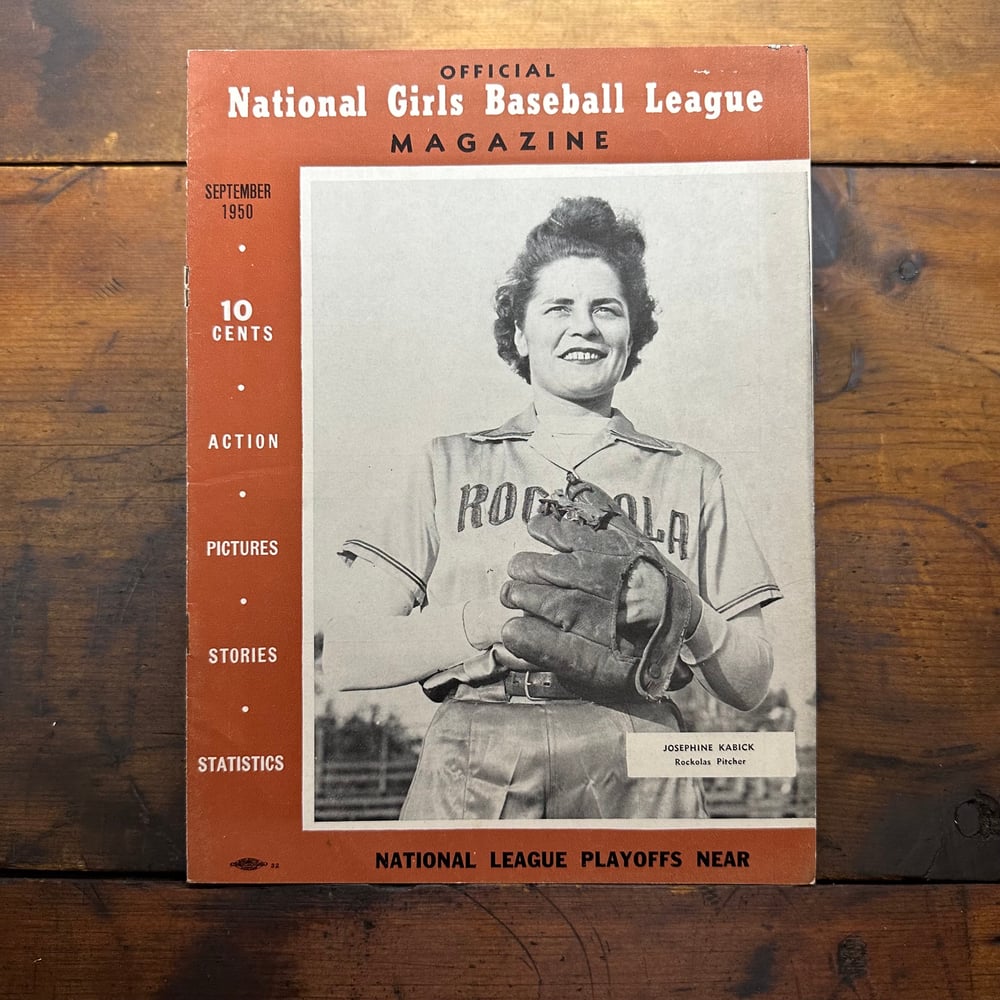 Image of National Girls Baseball Magazine lot of 3